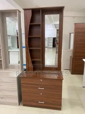 Brown colour Melamine Dressing Table .