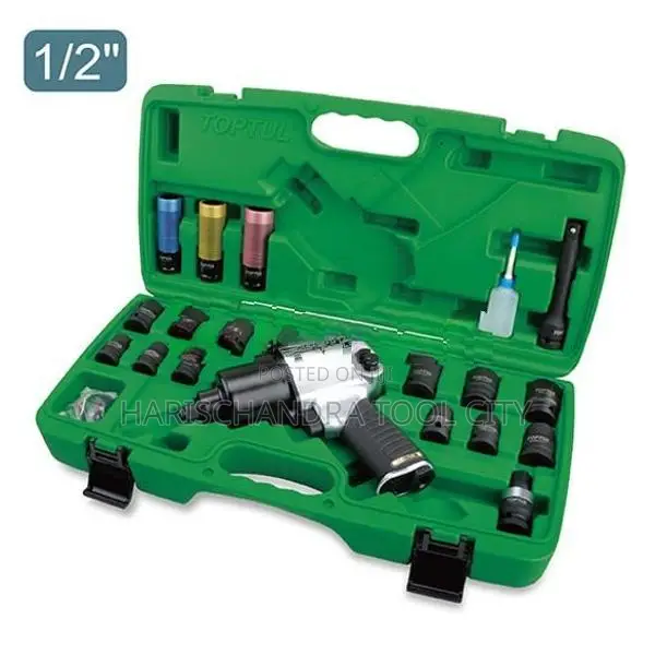 Toptul Air Impact Wrench 1/2" 813nm 27pcs