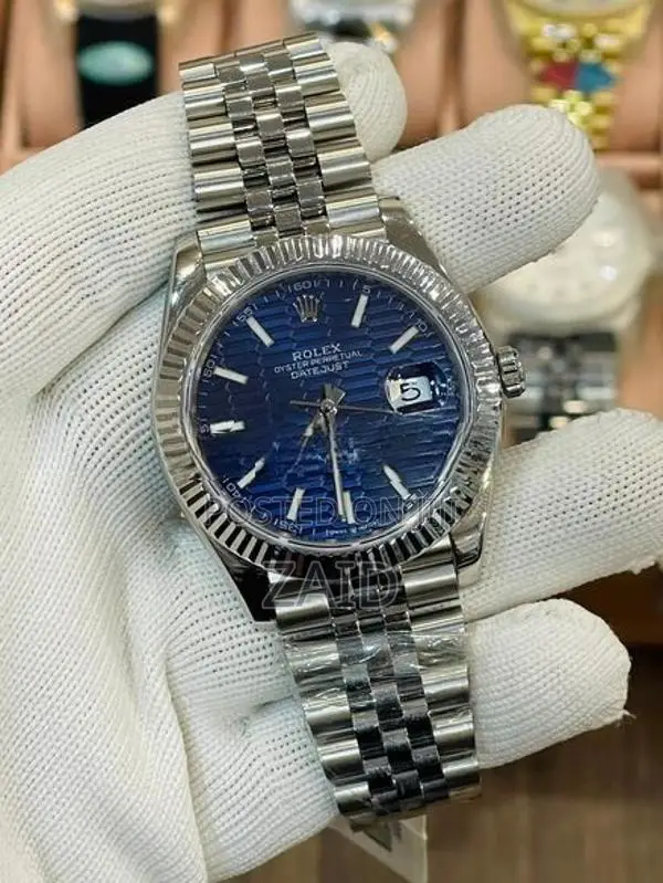 Rolex Datejust 41mm Blue Fluted Motif Swiss ETA