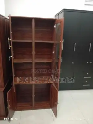 New 2 Door Melamine Display Cupboard