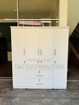 Melamaine 4 Door Wardrobe