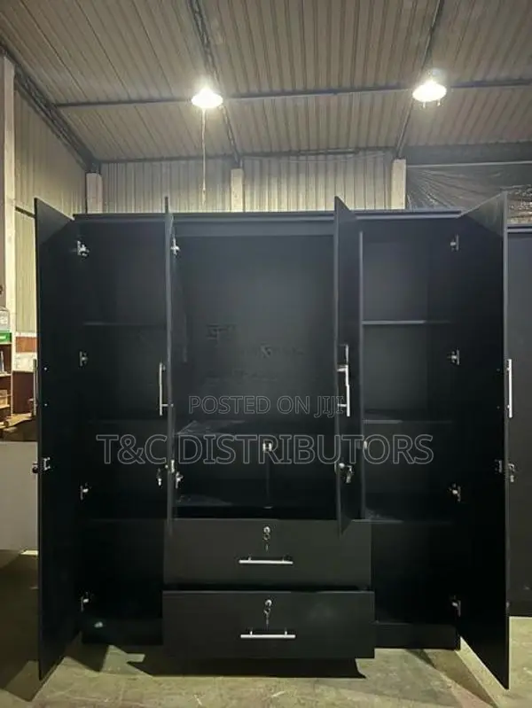 Melamaine 4 Door Wardrobe