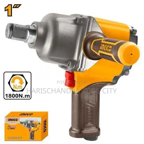 Ingco Air Impact Wrench 1" Short Type