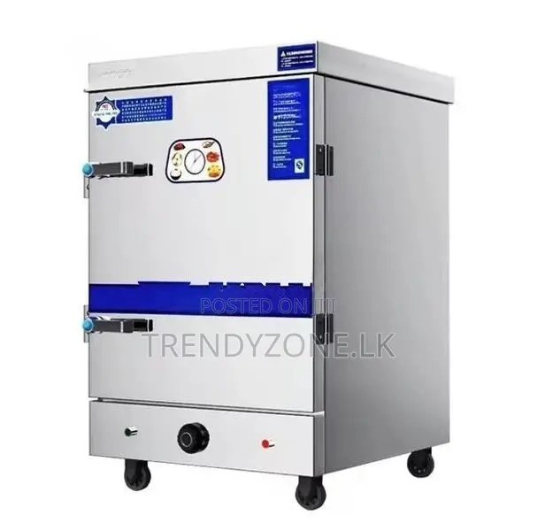 Industrial Gas Rice Steaming Cart 06 Trays