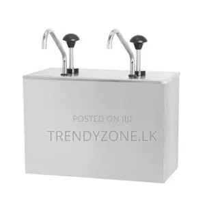 Industrial Sauce Dispenser Double (With Pump)