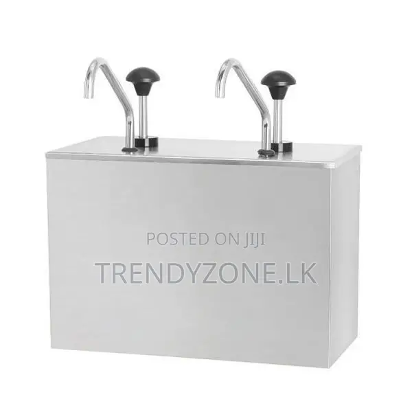 Industrial Sauce Dispenser Double (With Pump)