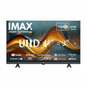 New 43 inch IMAX Smart QLED 4K UHD HDR Android 14 LED TV