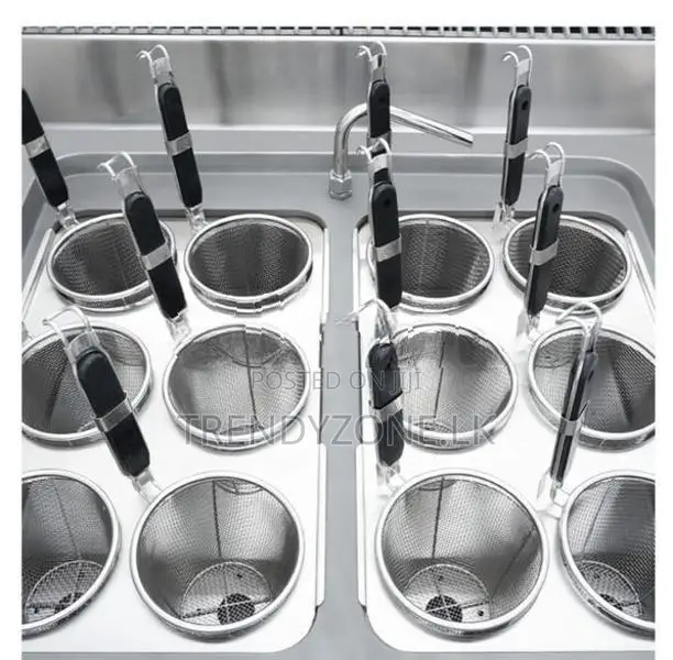 Industrial Pasta Boiler with Cabinet 12 Buckets