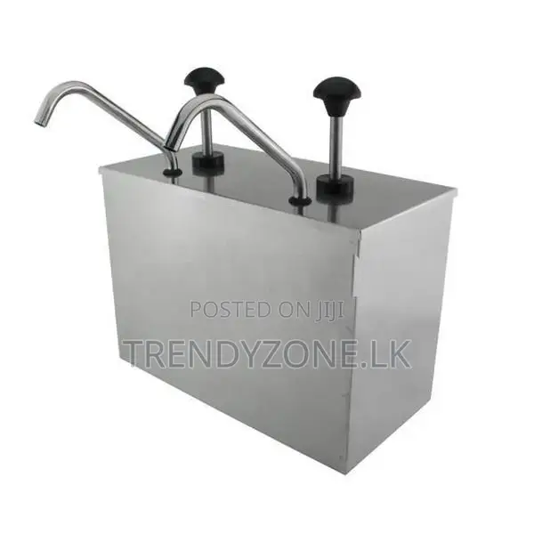 Industrial Sauce Dispenser Double (With Pump)