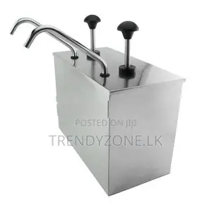 Industrial Sauce Dispenser Double (With Pump)
