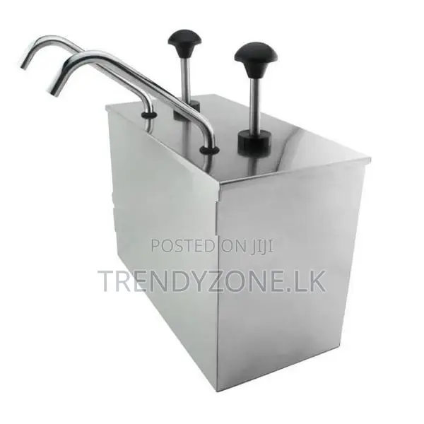 Industrial Sauce Dispenser Double (With Pump)