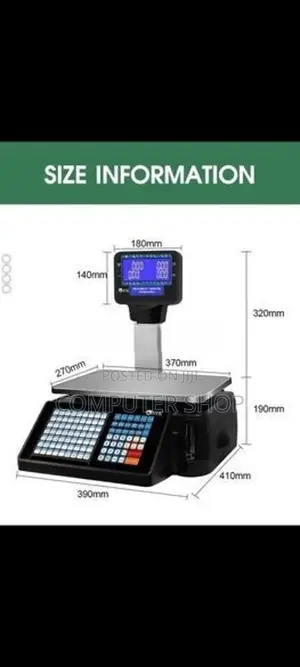 15kg Commercial Barcode Label Printing Scale | WiFi (Licence Scale)