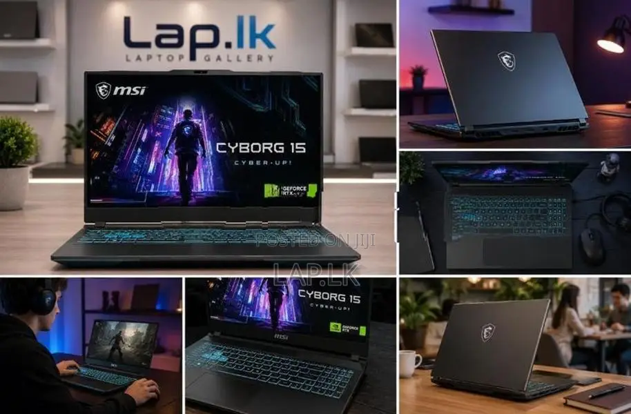 New MSI Cyborg Core i5 13420H RTX 3050 4GB 16GB 512GB Gaming Laptop