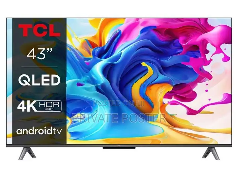 TCL 43" QLED Smart FHD Frameless Google TV (43S5K