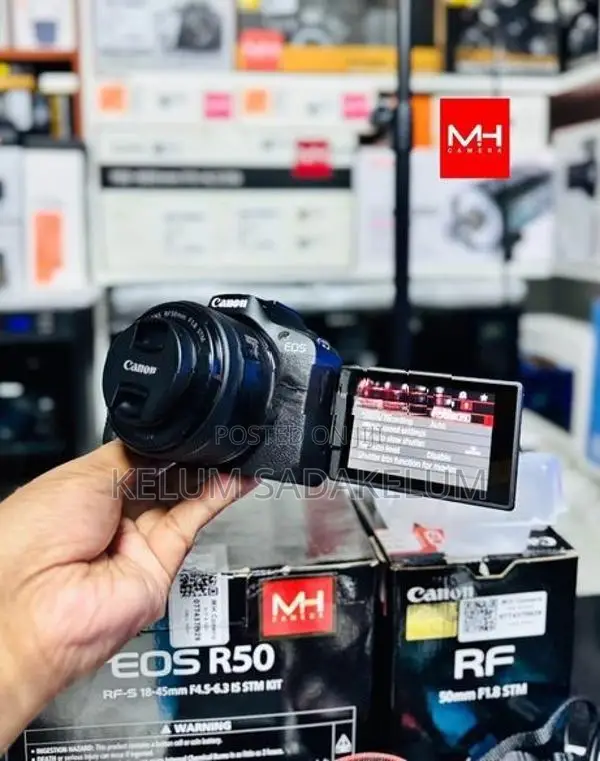 Canon Eos R50 4K Mirrorless Camera