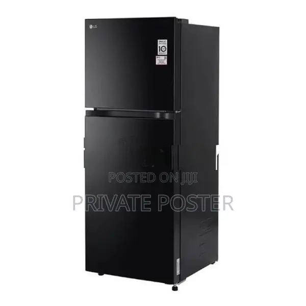 238L LG Inverter Double Door Refrigerator (Black)
