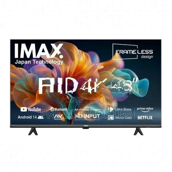 IMAX JAPAN 43" Smart Android 14 FHD LED TV +4K Support
