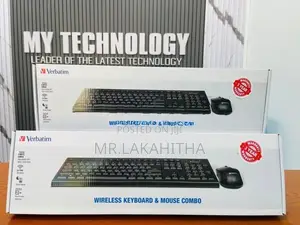 VERBATIM WIRELESS KEYBOARD AND MOUSE COMBO