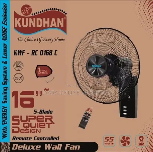 Kundan Remote Wall Fan