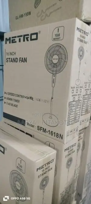 Metro Stand Fan 16"