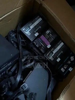 600w 80plus used black wire power supply