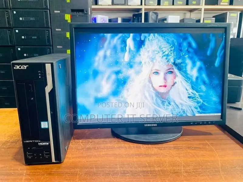 i3 6TH GEN PC With 22 Wide LED Monitors
