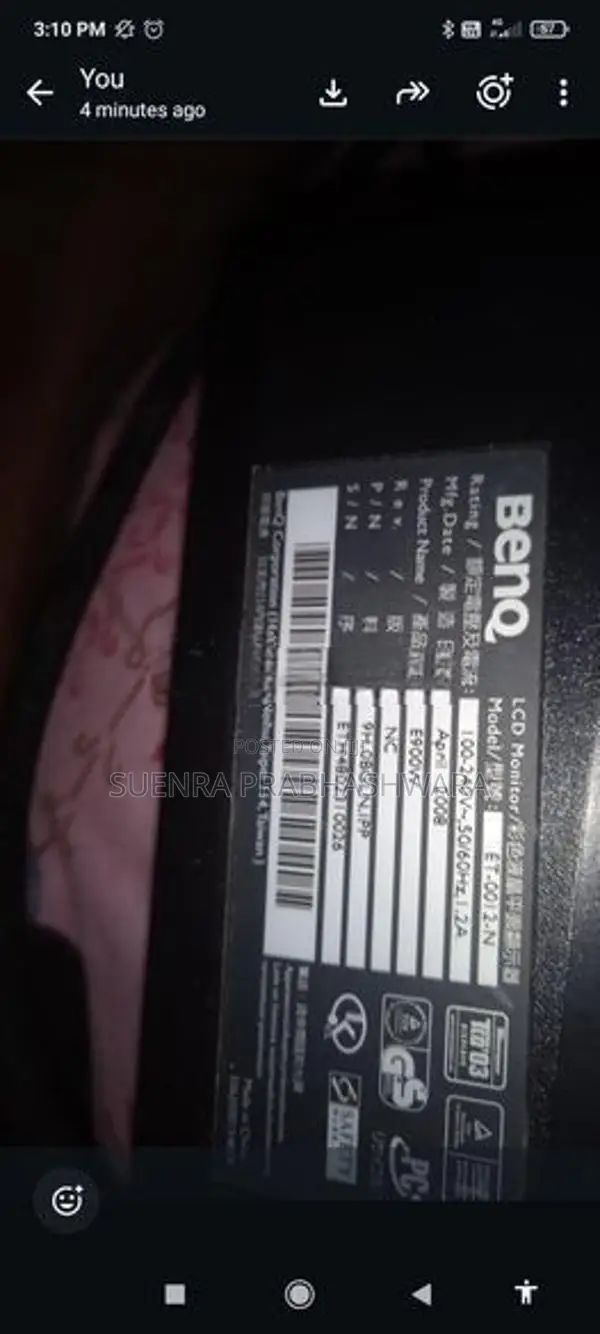 BenQ E900W 18.5" LED Monitor - Working Digana