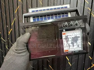 Solar rechargeable Bluetooth radio speaker