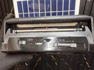 Solar rechargeable Bluetooth radio speaker