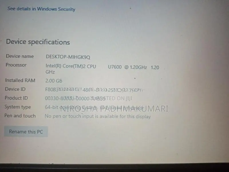 අඩුම මිලට පාවිච්චි කරන ලද Laptop