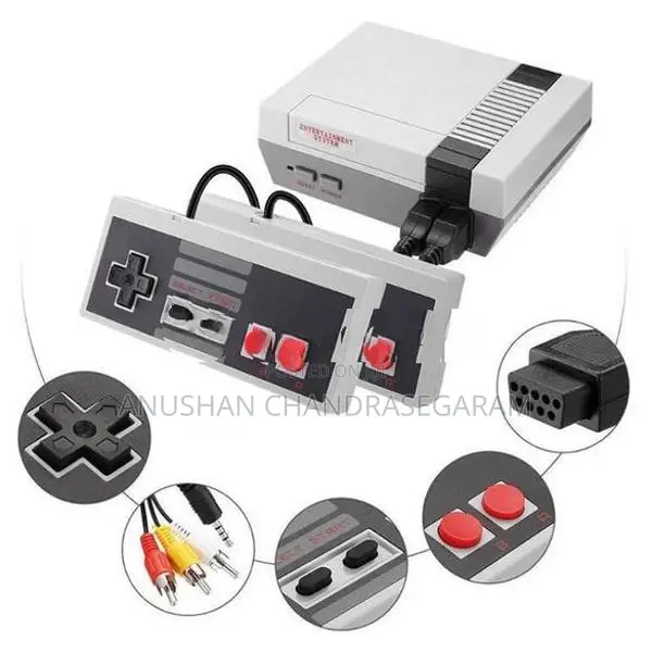 Retro Video Game Console with 620 Built-in Classic Games 2 Controllers
