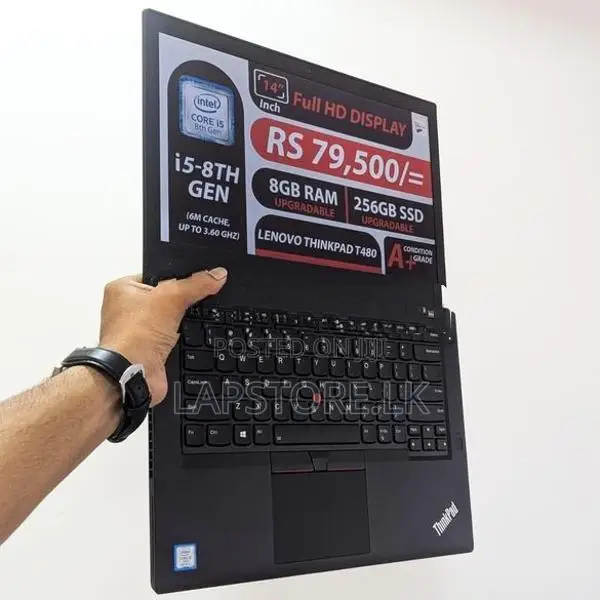 Lenovo ThinkPad T480 Core i5-8th Gen|8GB RAM|256GB NVme Laptop
