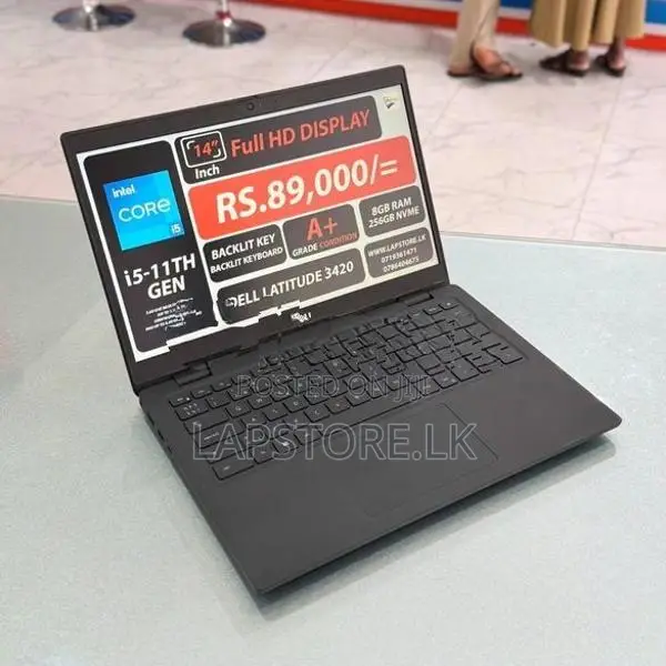 Dell Latitude 3420 intel Core i5-11th Gen 8GB RAM 256GB Nvme SSD Lapto