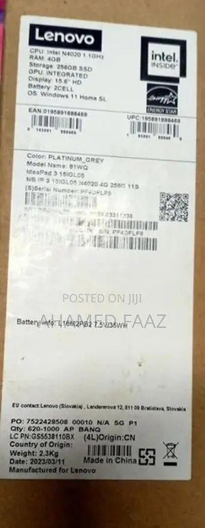 Lenovo ideapad 3