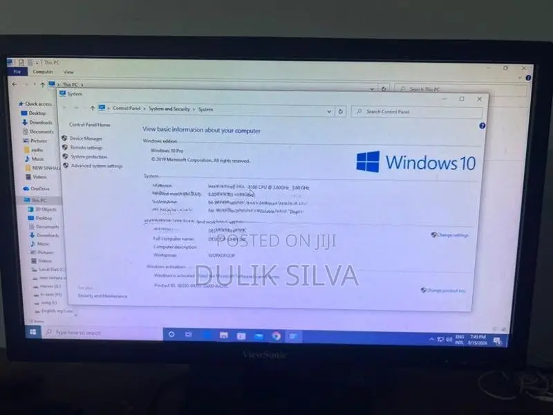 Dell i3 8 Gen Desktop