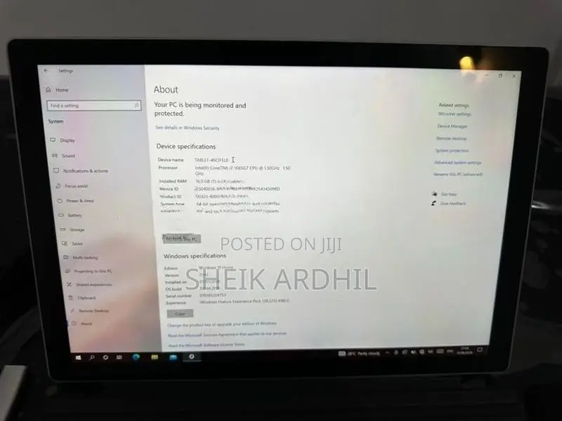 Surface Pro 7 i7-16GB 512GB Laptop
