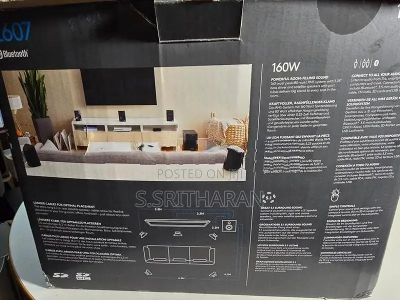 logitech 5.1 Surround Sound with bluetooth