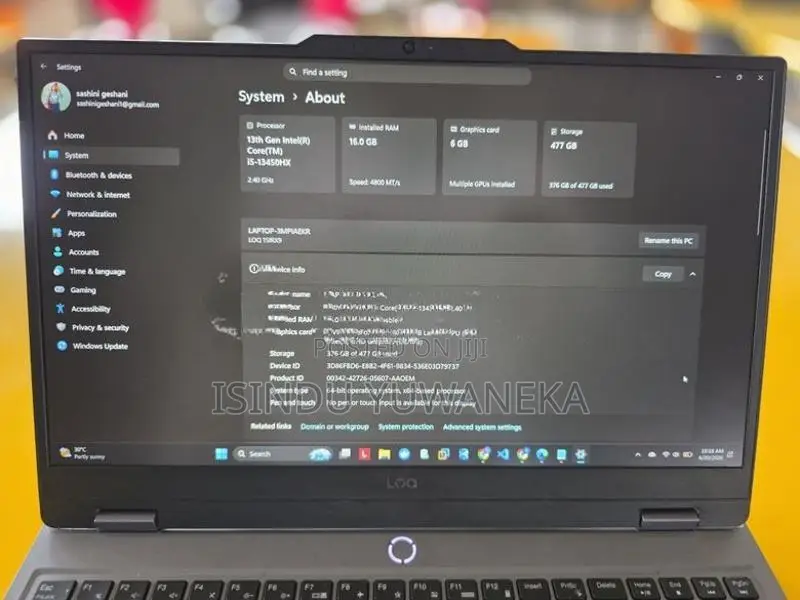 Lenovo LOQ Gaming Laptop – Like Brand New RTX 3050 6GB 16GB RAM