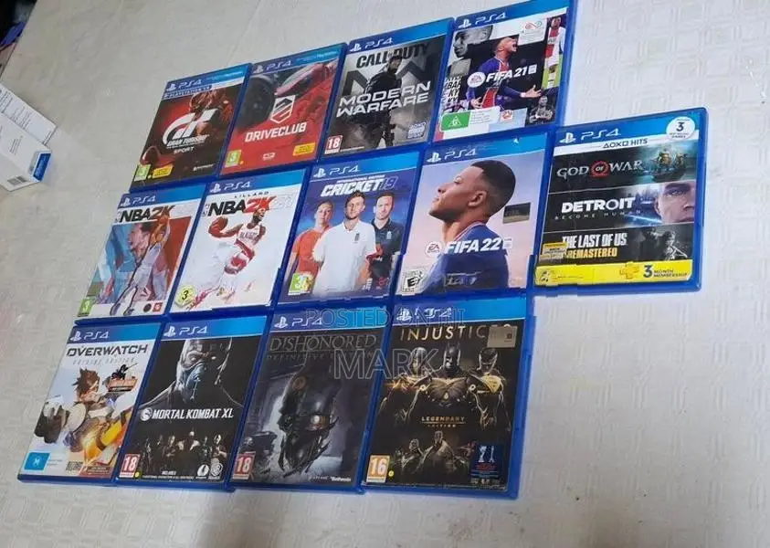 PS4 Game CD collection