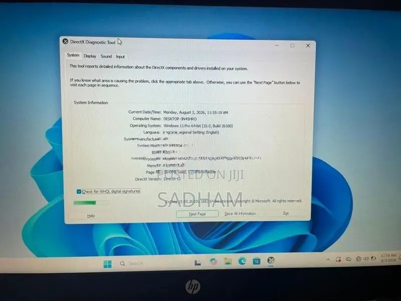 HP i7 7th gen