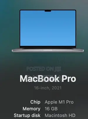 Apple MacBook Pro 16" 2021 M1 16GB / 512GB SSD