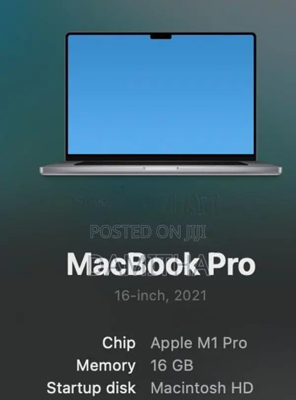 Apple MacBook Pro 16" 2021 M1 16GB / 512GB SSD