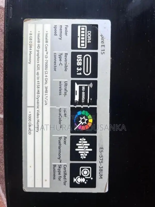 Acer Aspire E 15 i3 7th Gen Laptop