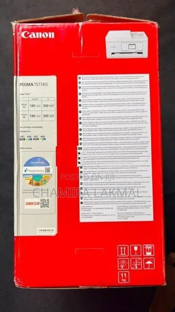 Canon PIXMA TS7740i All-in-One Printer.