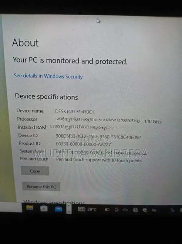 Lenovo 300e Laptop with Touch Screen