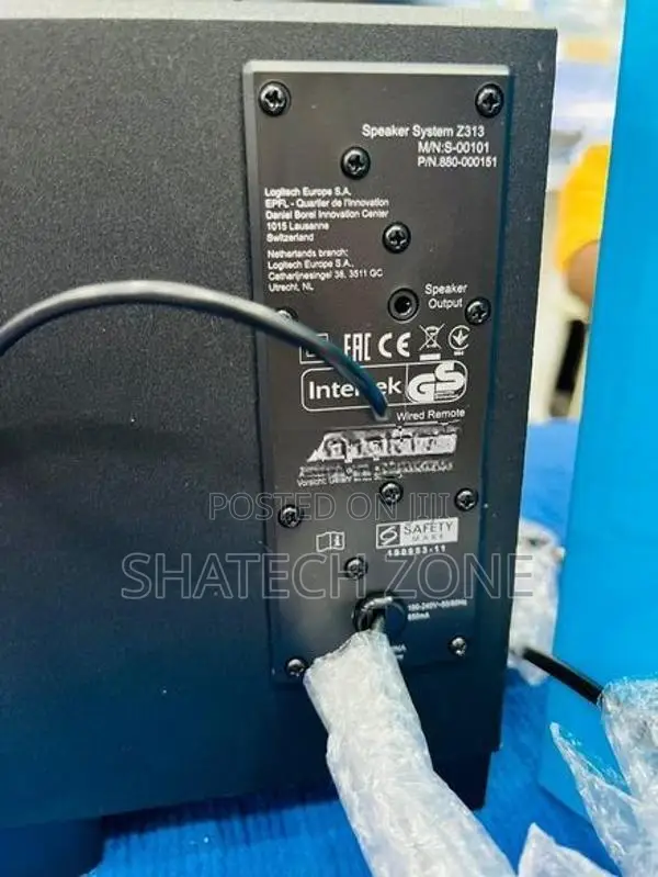 Speaker + Super Bass Subwoofer (Easy Controls) Logitech Z313