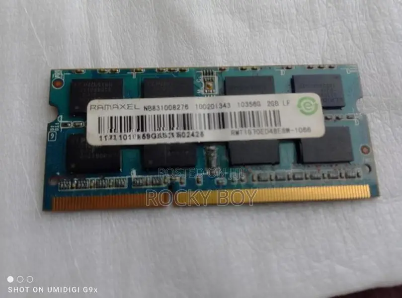 DDR 3 3PC 2GB LAPTOP RAM STICK RAMAXEL BRANDED