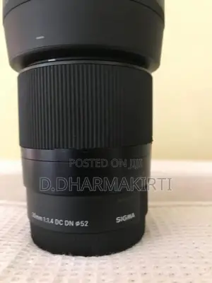 Sigma 30mm f1.4 DC DN Prime lens