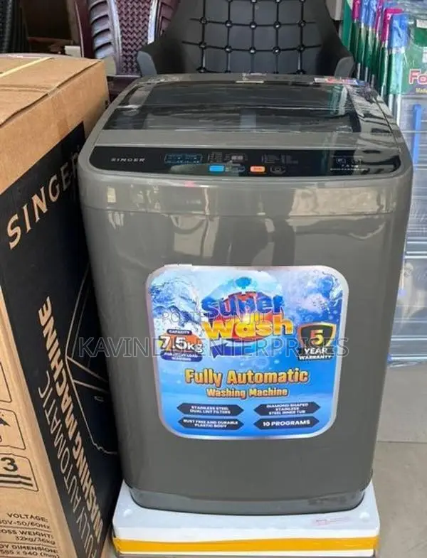 Singer 7.5KG Fully Automatic Washing Machine