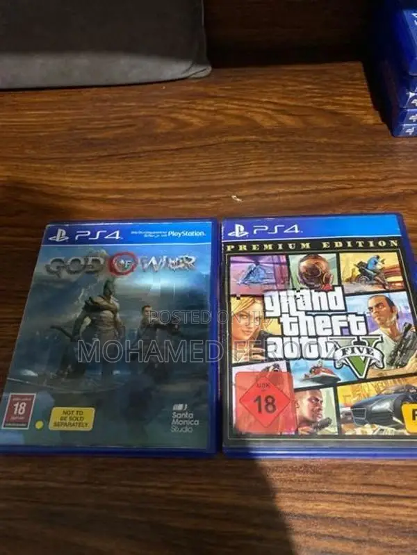 PS4 Games Collection – 10 GTA V, God of War with More